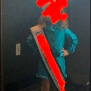 Custom Pageant Interview Suit. Worn once at Nationals. Color is turquoise